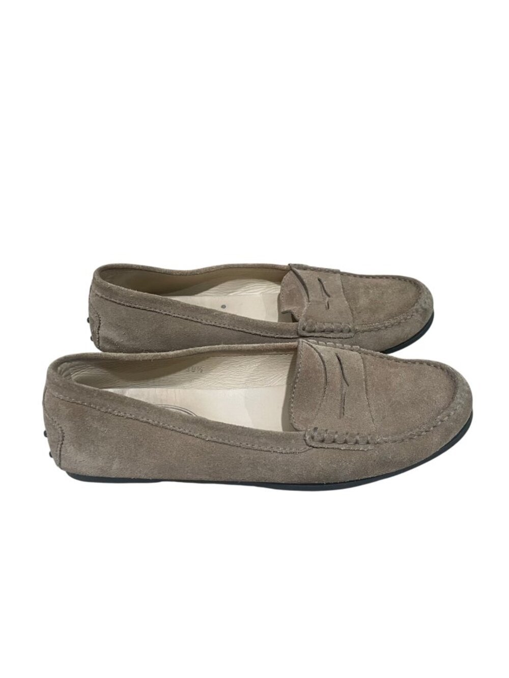 Tods suede loafers classic penny slot